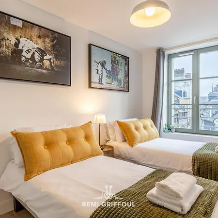 Magical Rooftop Views Historic Center 2 Guests * 翁弗勒尔